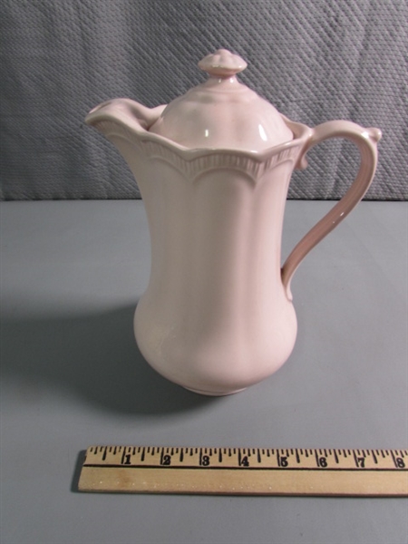 TRIO OF TEAPOTS - HALL, ROSA & 1 UNMARKED