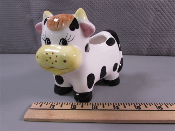 DAIRY COW THEMED CANISTERS, MUGS & CREAMER