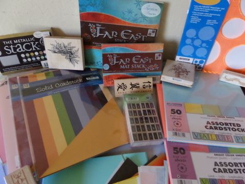 SCRAPBOOKING SUPPLIES  8 1/2 X 11 PAPER/CARDSTOCK, STAMPS, PAPER STACK BOOKS, ULTRA FOIL, FISKAR TEMPLATES