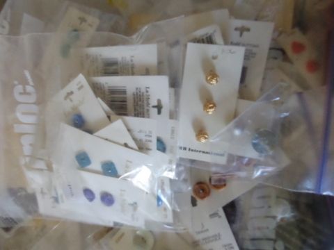 OLD BUTTON COLLECTION, SEWING PATTERNS, KIDS AND LADIES, RICK RACK, BIAS TAPE AND MORE