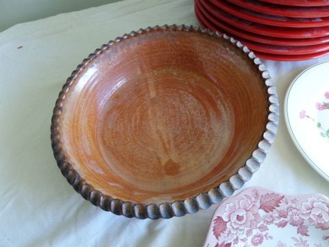 RED DINNER PLATES, BAVARIAN MADE DISHES, DEEP DISH PIE PLATE, GLASS CANISTERS AND MORE