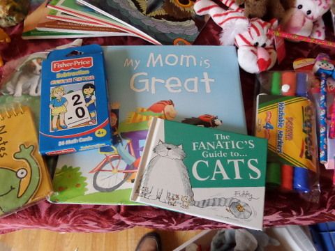 KIDS STUFF, BARBIES,  FLASH CARDS, TOYS, BOOKS, NOTE PADS, STUFFED TOYS