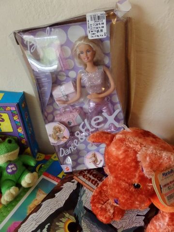 KIDS STUFF, BARBIES,  FLASH CARDS, TOYS, BOOKS, NOTE PADS, STUFFED TOYS