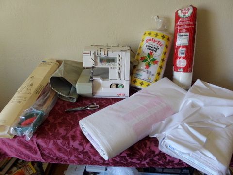 TOP BRAND SERGER ELNA DITZ HEM STICK, QUILT BATTING, PELON INTERFACING & MORE