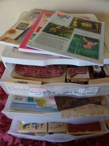 STAMPS, PAPER, INK, STAMPING BOOKS 