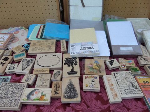 STAMPS, BLANK CARDS, PATTERNED PAPER, PAPER STACK