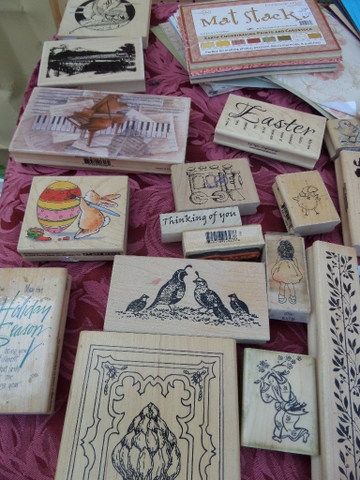 STAMPS, BLANK CARDS, PATTERNED PAPER, PAPER STACK