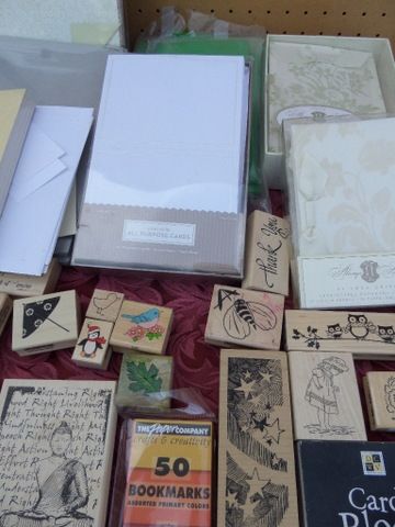 STAMPS, BLANK CARDS, PATTERNED PAPER, PAPER STACK