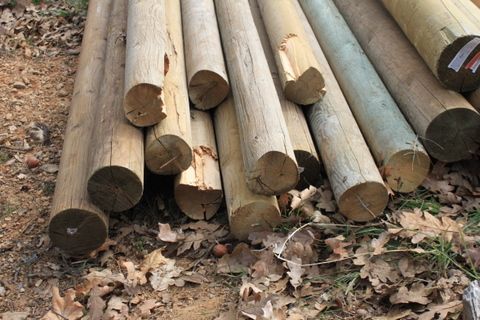 things to make from 8 foot peeler logs