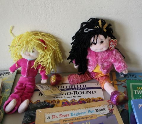 SELECTION OF CHILDREN'S BOOKS,  NEW RAG DOLL BUNNY, TY DOLL AND MORE