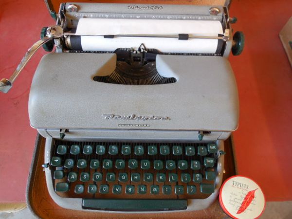 TYPEWRITER, BOOKS AND OFFICE EQUIPMENT