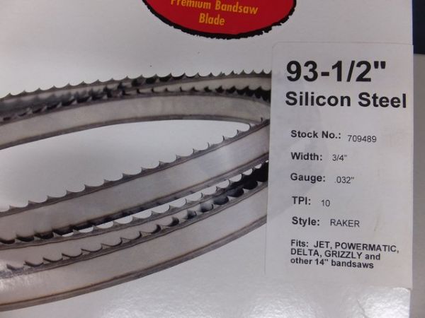 MORE BAND SAW BLADES - NEW IN BOXES - FIT 14 BAND SAWS