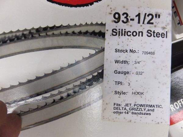 MORE BAND SAW BLADES - NEW IN BOXES - FIT 14 BAND SAWS