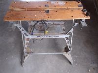AWESOME  OLDER WORKMATE BENCH