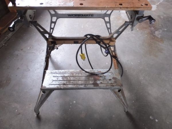 AWESOME  OLDER WORKMATE BENCH
