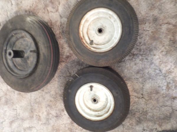 THREE SPARE WHEELS