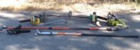 TREE TRIMMING TOOLS, POWER POLE SAW, CHAIN SAW, McCULLOCH CHAIN SAW, LOPPER AND MORE