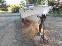 WOW! 16 FT FIBERGLASS BOAT WITH 125 HP MERCURY OUTBOARD WITH TRAILER!!
