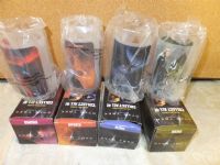 COMPLETE COLLECTION OF FOUR STAR TREK BEVERAGE GLASSES