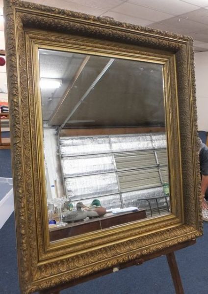 ANTIQUE MIRROR FROM THE 1800'S.  BEAUTIFUL QUALITY!