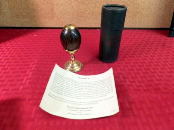 NICHOLAS II WOODEN EGG KELEIDOSCOPE