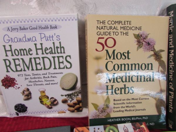 BOOKS - HERBS - HEALTH & MEDICINAL USE LIBRARY