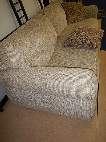 VERY COMFY TAN LAZY BOY SOFA