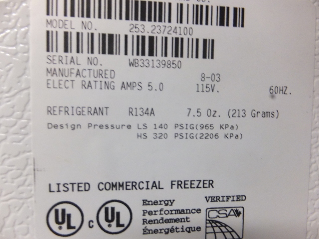 lot-detail-kenmore-energy-star-frost-free-freezer