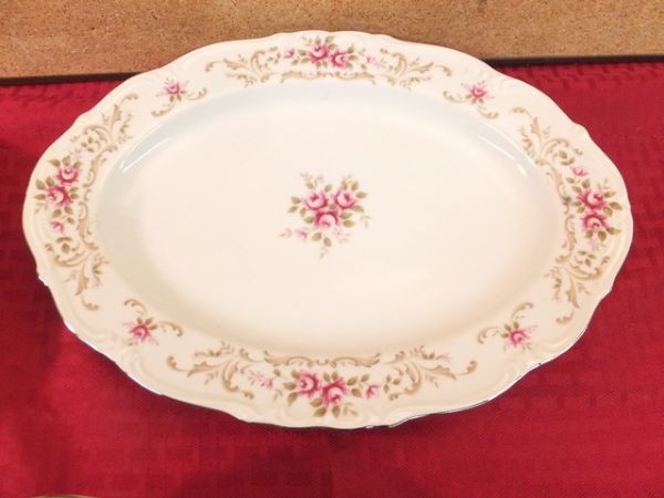 VINTAGE FINE CHINA SERVING DISHES