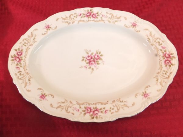 VINTAGE FINE CHINA SERVING DISHES