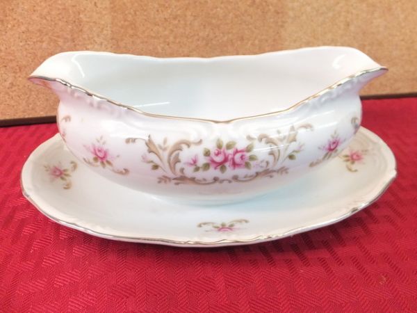 VINTAGE FINE CHINA SERVING DISHES