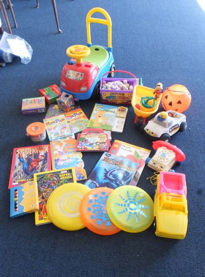 KIDS TOYS INCLUDING A RIDING TOY!