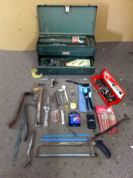 S-K TOOL BOX AND GREAT CONTENTS!
