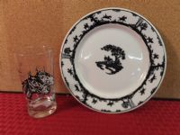 HORSE LOVER LOT - PLATE AND GLASS