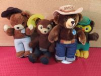 OFFICIAL "SMOKEY THE BEAR" and TALKING SMOKEY, AND HOOTIE!