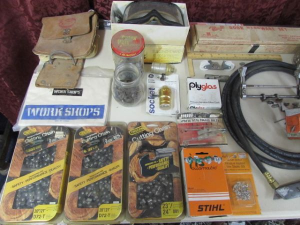 LARGE HARDWARE & HANDYMAN LOT 