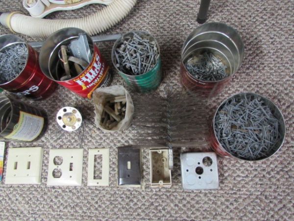 LARGE HARDWARE & HANDYMAN LOT 
