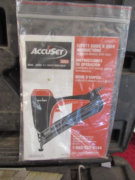 ACCUSET FINISH  NAIL GUN & MAKITA POWER DRILL