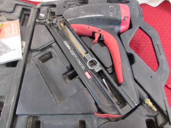 ACCUSET FINISH  NAIL GUN & MAKITA POWER DRILL