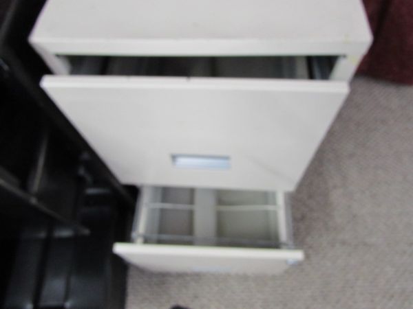 TWO METAL FILE CABINETS