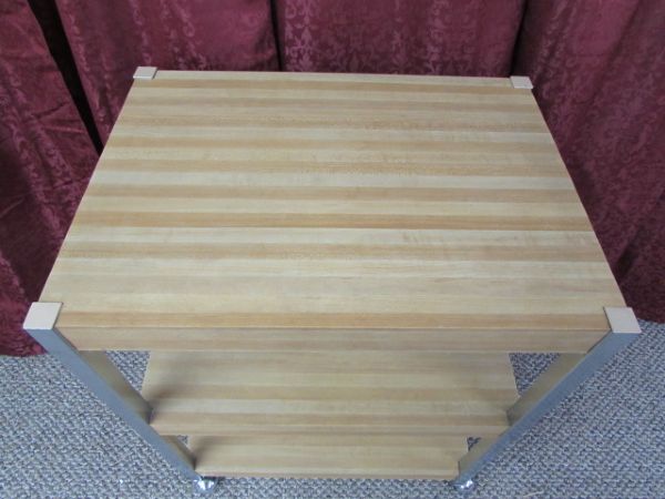 ROLLING 3 SHELF UTILITY CART CART