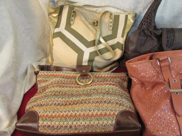 PURSES & GARDENING HAT