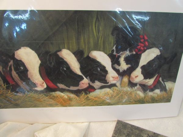 CORGI'S AND CALVES ART AND GREAT HARDWARE!
