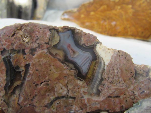 VARIETY OF AGATES, CRYSTAL & TUMBLED STONES