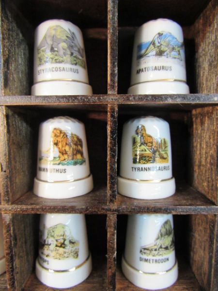 LARGE FRAMED THIMBLE COLLECTION (100)