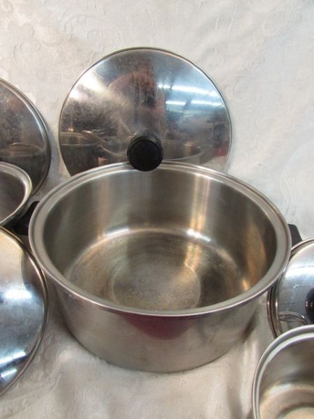 POTS AND PANS - SEARS STAINLESS