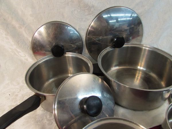 POTS AND PANS - SEARS STAINLESS