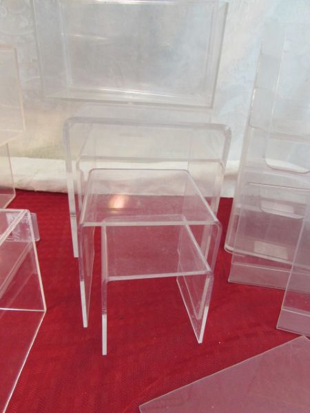 ACRYLIC DISPLAY STANDS & BOXES