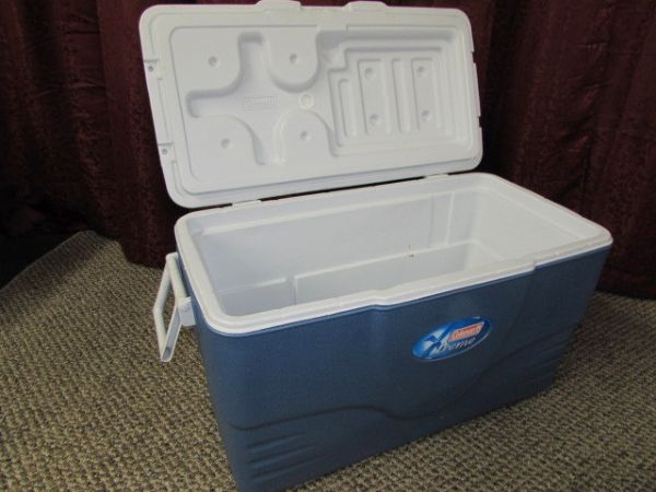 COLEMAN EXTREME ICE CHEST & COLEMAN POLYLITE 34