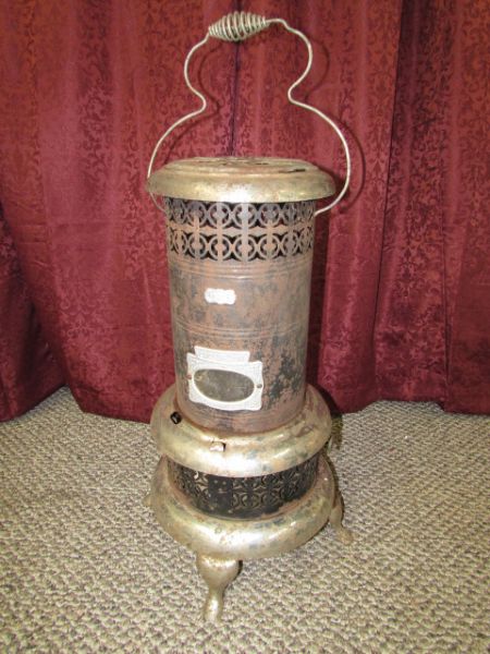 VINTAGE PERFECTION SMOKELESS OIL HEATER - BARN FRESH!!